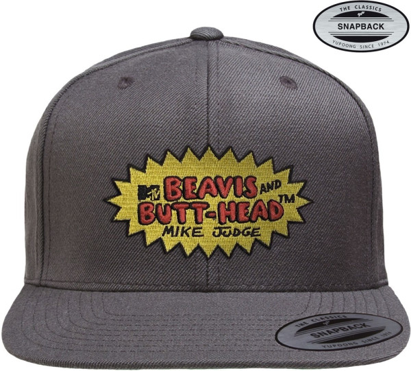 Beavis and Butt-Head Premium Snapback Cap Dark-Grey