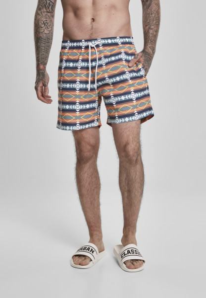 Urban Classics Badehose Inka Swim Shorts White
