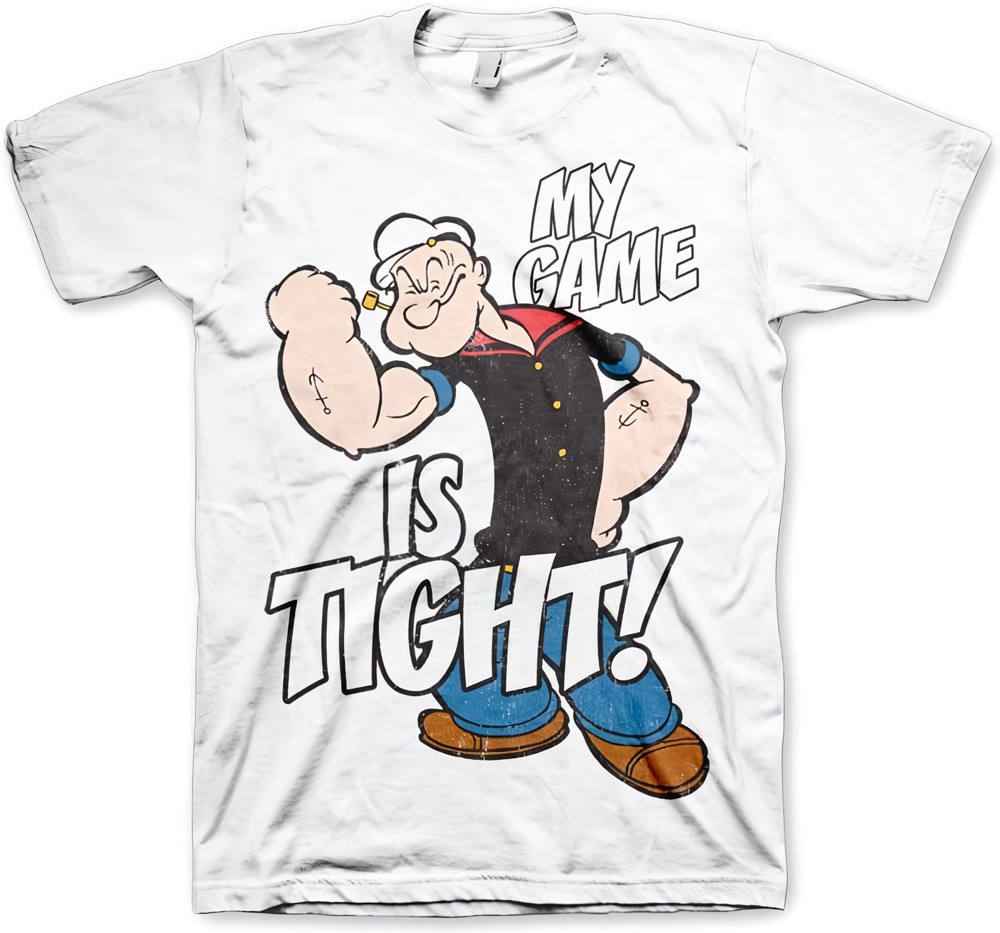 Popeye Game Is Tight T-Shirt Weiß - Herren / Unisex
