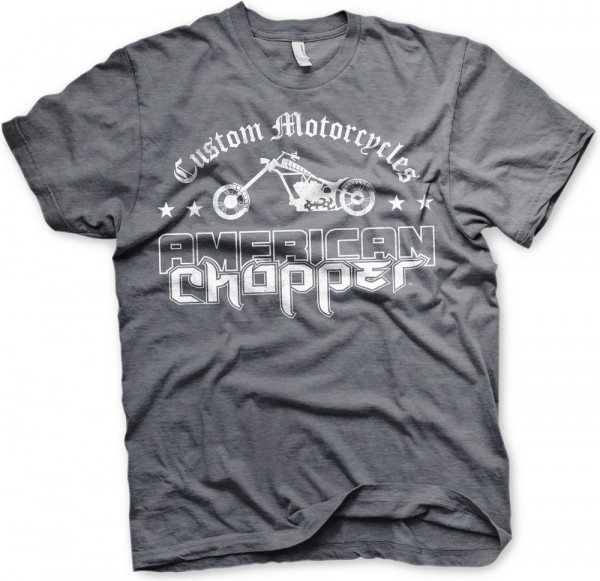 American Chopper Washed Logo T-Shirt Dark-Heather