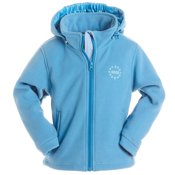 BMS Kinder Windsmoother Kids Kapuzen-Jacke Hellblau
