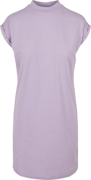 Urban Classics Damen Ladies Turtle Extended Shoulder Dress Lilac