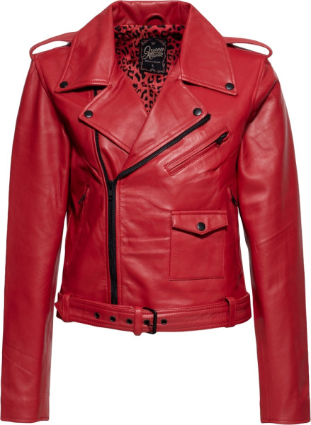 Queen Kerosin Damen Marlon Jacke Mit Leo Linning QKU49001