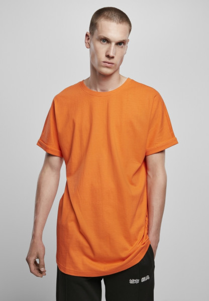 Urban Classics T-Shirt Long Shaped Turnup Tee Mandarin