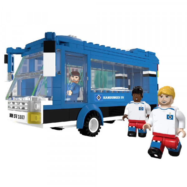 Hamburger SV HSV Kinder Mannschaftsbus Bausteine Fussball