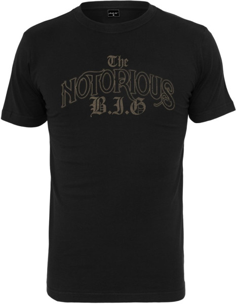 Mister Tee The Notorious BIG Logo Tee Black