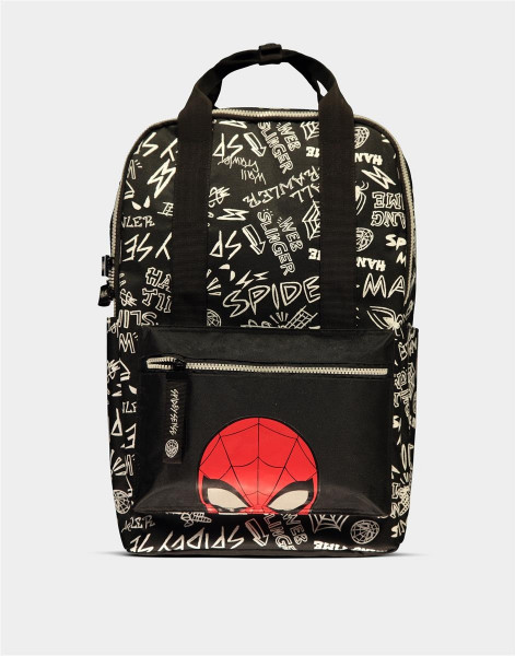 Marvel - AOP Backpack Black