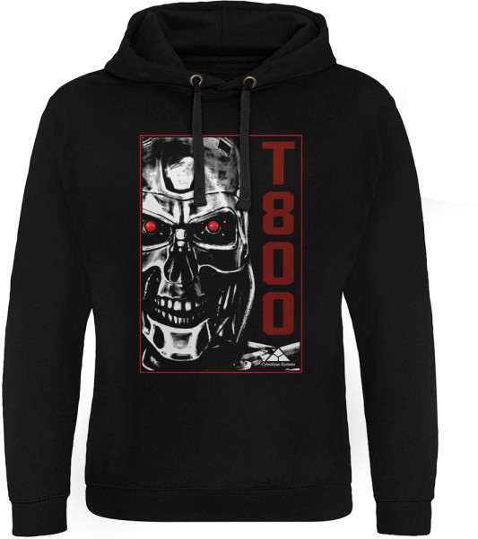 Terminator T-800 Machine Epic Hoodie Black