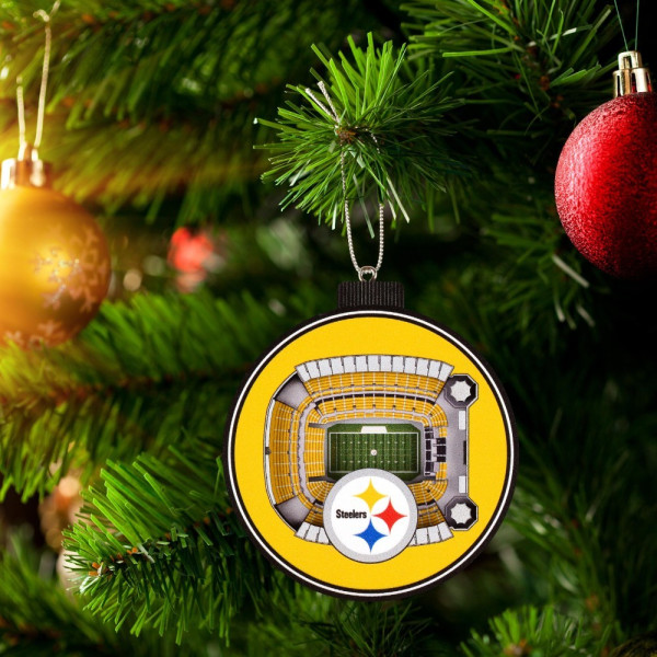 Pittsburgh Steelers 3D Stadium View Baumschmuck American Football
