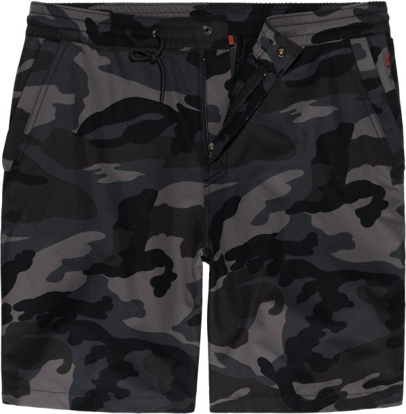 Vintage Industries kurze Freizeithose Eton Shorts Dark Camo