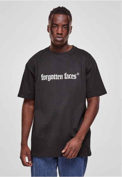 Forgotten Faces T-Shirt Fof Logo Heavy Oversized Tee Black