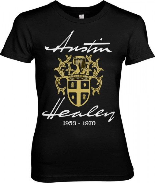 Austin Healey 1953-1970 Girly Tee Damen T-Shirt Black