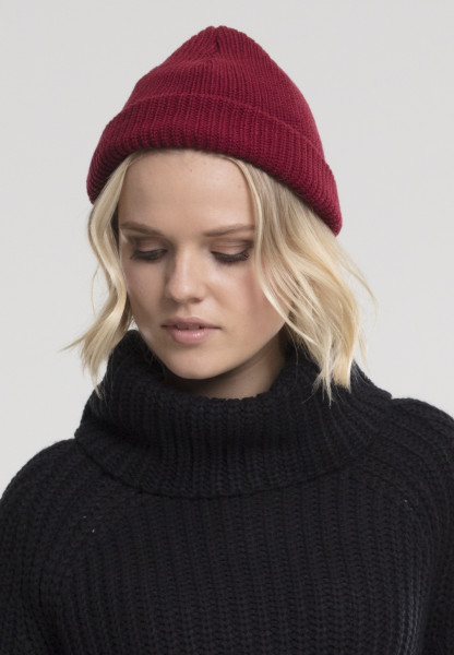 MSTRDS Beanie Fisherman Beanie Maroon 