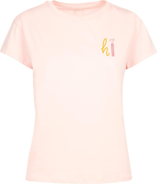 Merchcode Damen Ladies Wording Hi Box Tee MP5012515