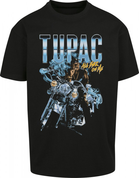 Mister Tee Tupac All Eyez On Me Anniversary Oversize Tee Black