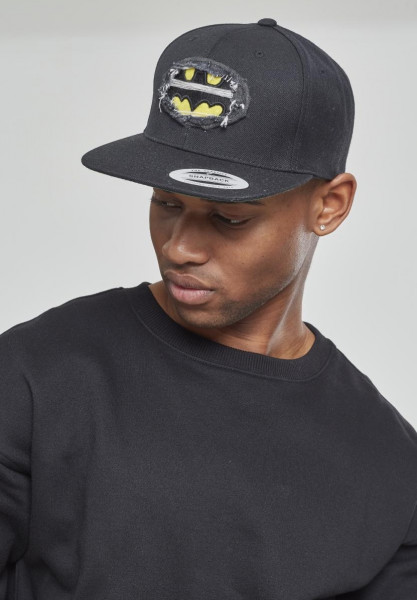 Merchcode Cap Destroyed Batman Snapback Black