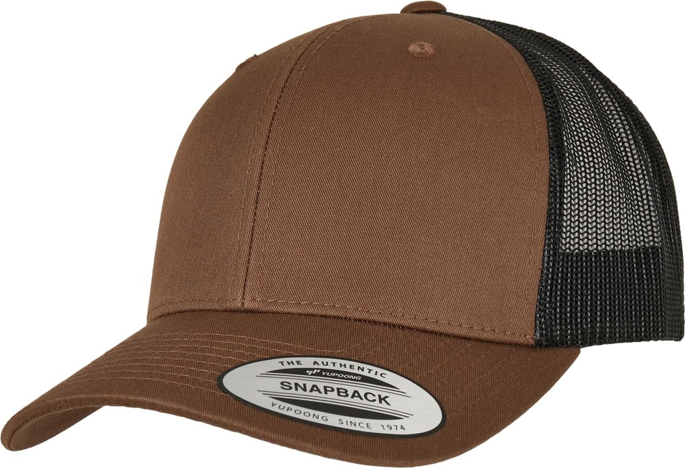 Flexfit Retro Trucker 2-Tone Coyote Braun/Schwarz - Herren / Unisex