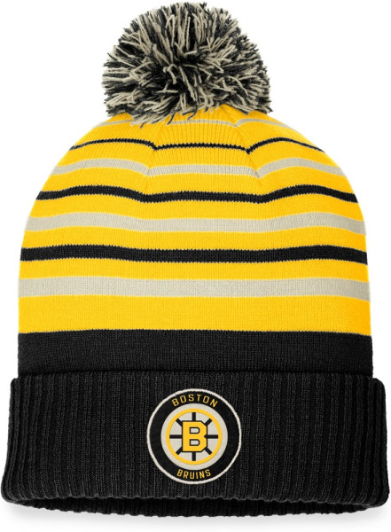 Fanatics Mütze Wintermütze True Classic Beanie with Pom Boston Bruin 1347801