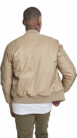 Vorschau: Urban Classics Bomber Jacke Basic Bomber Jacket Beige Vorschau: Urban Classics Bomber Jacke Basic Bomber Jacket Beige