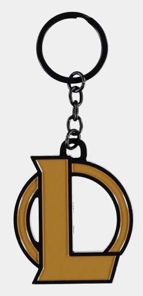 League Of Legends - Metal Keychain Black