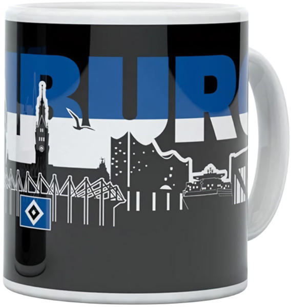 Hamburger SV Tasse Freddy Fussball Blau