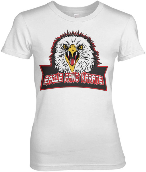 Cobra Kai Eagle Fang Karate Girly Tee Damen T-Shirt White
