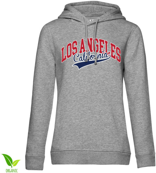 Hybris Los Angeles California Girls Hoodie Damen Heather-Grey