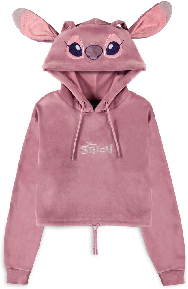 Lilo & Stitch - Angel Cropped Hoodie - Herren / Unisex