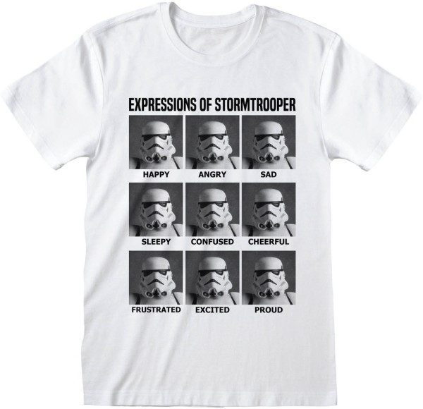 Star Wars - Expressions Of Stormtrooper T-Shirt White