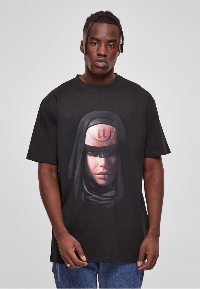 Forgotten Faces T-Shirt Bad Madonna Heavy Oversized Tee Schwarz - Herren / Unisex