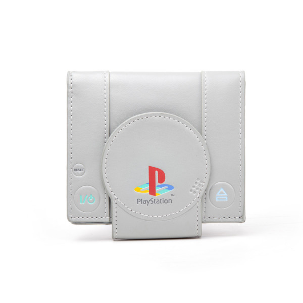 Playstation Wallet Shaped Playstation Bifold Grey