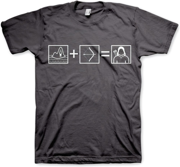 Arrow Riddle T-Shirt Dark-Grey