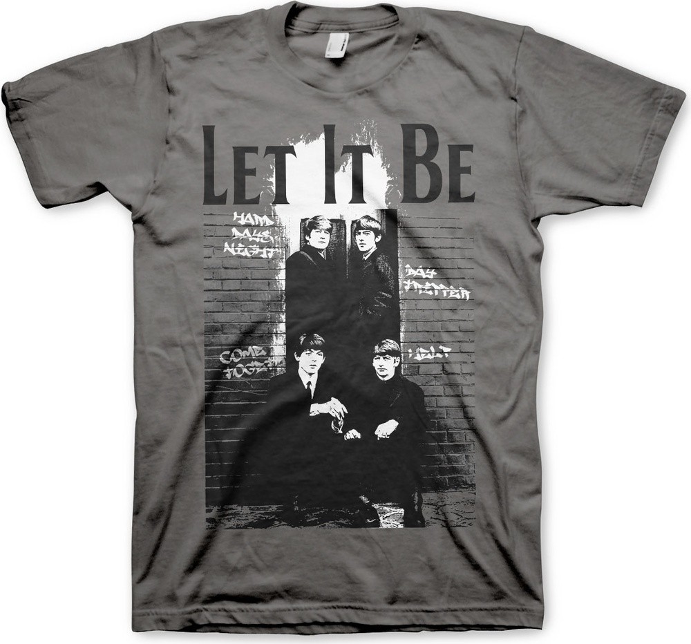 The Beatles Let It Be T-Shirt Dark-Grau - Herren / Unisex
