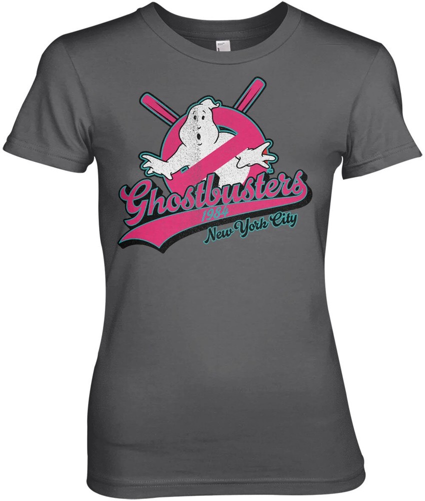 Ghostbusters New York City Girly Tee Damen T-Shirt Dark-Grau - Damen