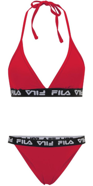 Fila Damen Bikini Split Triangle Bikini True Red