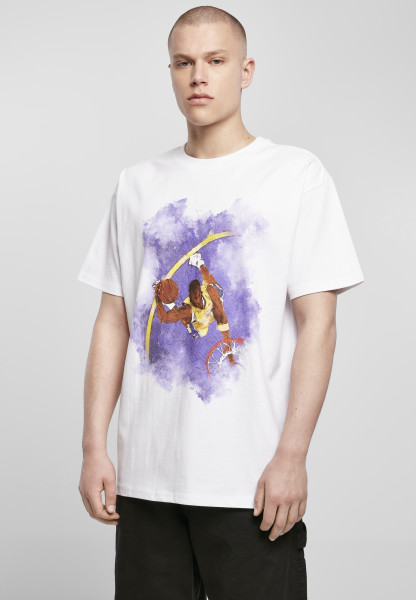 Mister Tee T-Shirt Basketball Clouds 2.0 Oversize Tee white