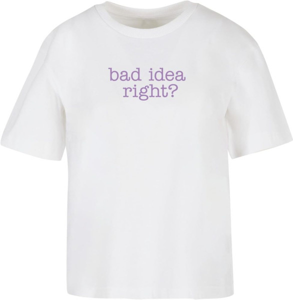 Miss Tee Damen T-Shirt Bad Idea Tee MST153