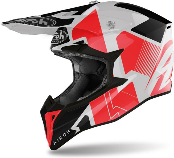 Airoh Crosshelm Wraap Raze Red