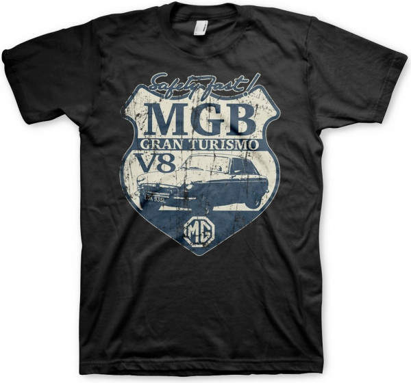 MG MGB Gran Turismo T-Shirt Black