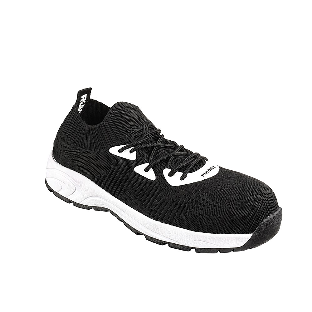 RUNNEX S1-Sicherheitshalbschuh SportStar Schwarz/Weiß - Herren / Unisex