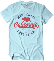 West Coast California T-Shirt Skyblue West Coast California T-Shirt Skyblue