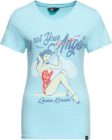 Queen Kerosin Damen Print T-Shirt I´m not your Angel