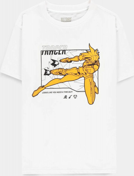Overwatch - Shooting Tracer - Women's Short Sleeved T-shirt White