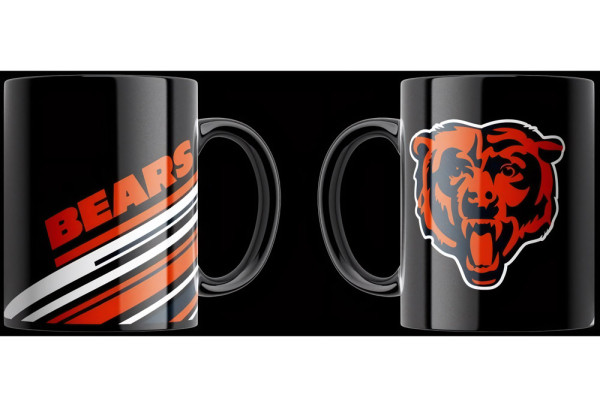 Chicago Bears Tasse „Stripes“ 330ml American Football NFL Orange