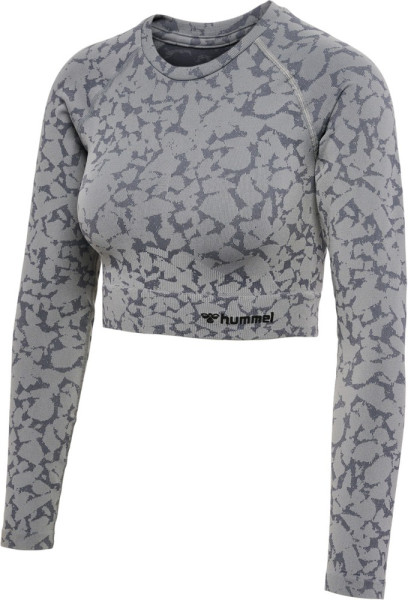 Hummel Damen Longsleeve Hmlmt Pi Seamless Crop T-Shirt L/S
