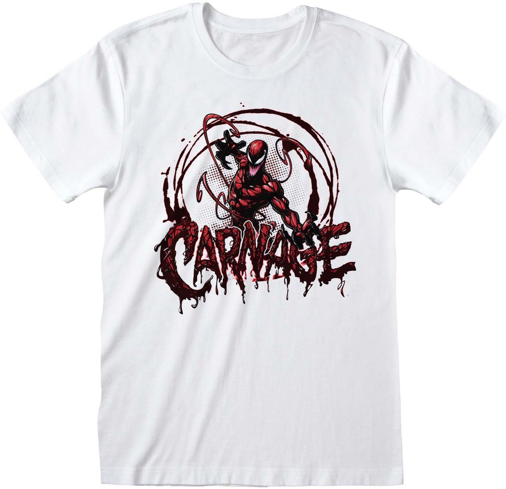 Marvel Comics - Spider-man Carnage T-Shirt Weiß - Herren / Unisex