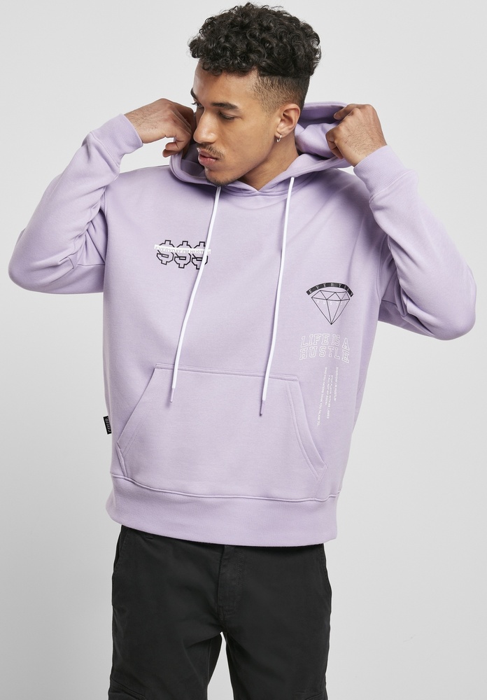 Cayler Sons Hoodie Hustle Life MC Box Hoody Lilac Hoodies Sweatshirts Men Lifestyle kustom kult