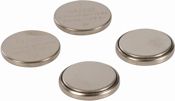 Powermaster Batterien Lithium-Knopfzellenbatterien, CR2032, 4er-Pckg. CR2032