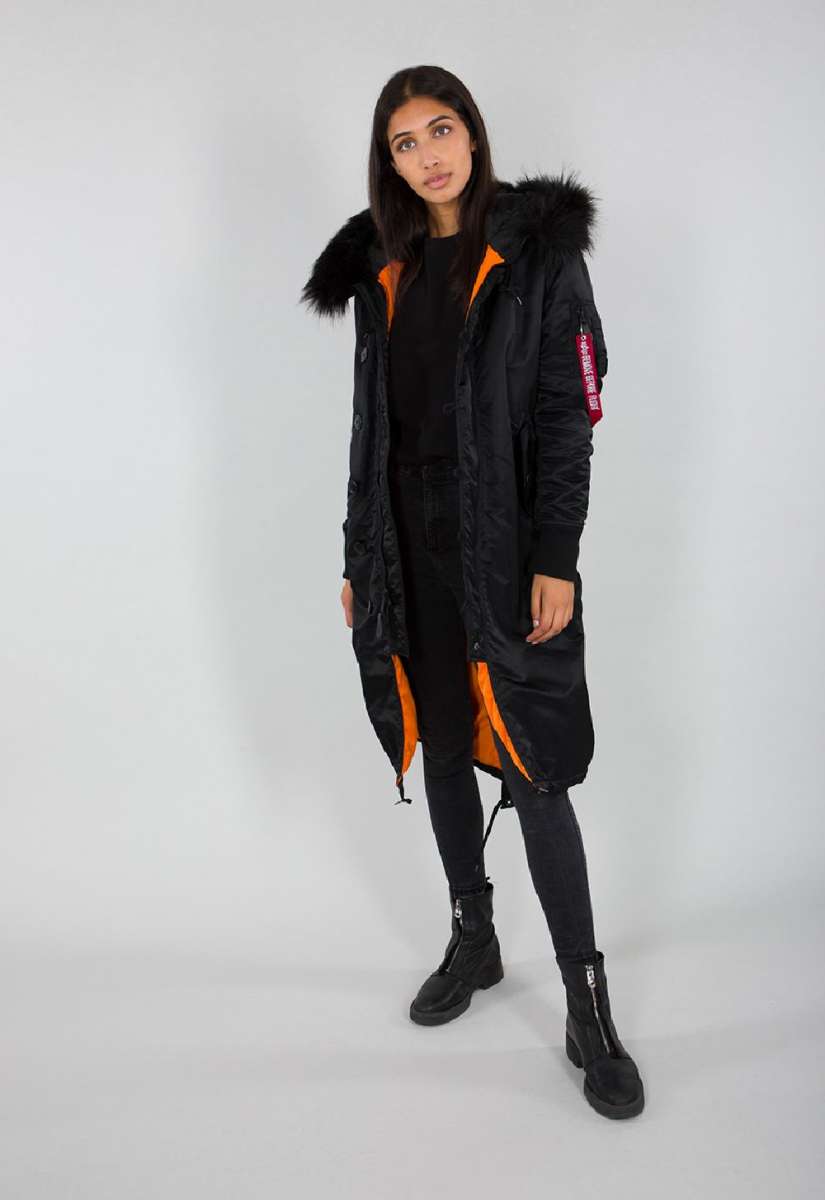 Fishtail Parka Alpha Industries Bomberjacke Mantel Alpha