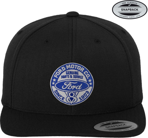 Ford Motor Co Premium Snapback Cap Black